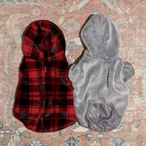 🌿🐾 Small Dog Fuzzy Jackets • Bundle of Two